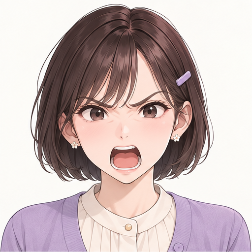 루나 · 버럭 화남