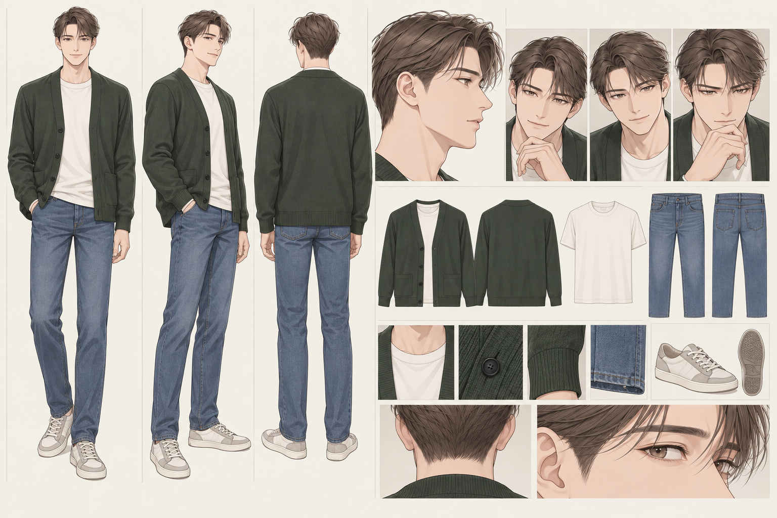 테라 봄 평상복 캐릭터 시트